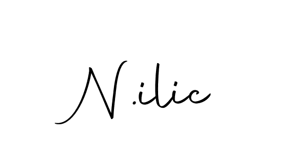 Create a beautiful signature design for name N.ilic. With this signature (Autography-DOLnW) fonts, you can make a handwritten signature for free. N.ilic signature style 10 images and pictures png
