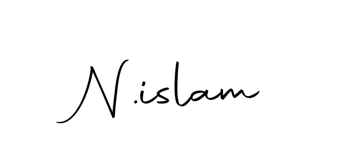 How to make N.islam signature? Autography-DOLnW is a professional autograph style. Create handwritten signature for N.islam name. N.islam signature style 10 images and pictures png