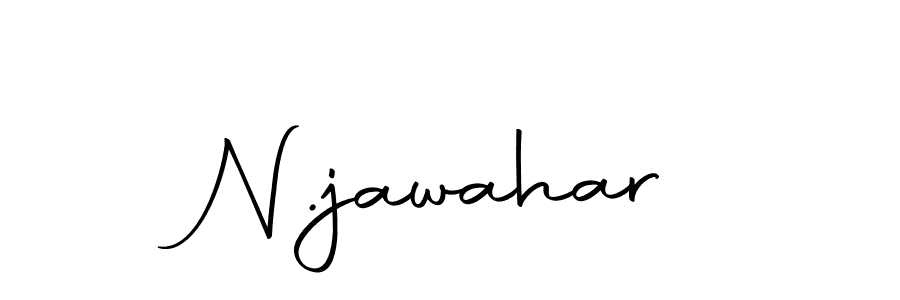 Use a signature maker to create a handwritten signature online. With this signature software, you can design (Autography-DOLnW) your own signature for name N.jawahar. N.jawahar signature style 10 images and pictures png