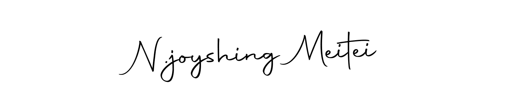 Design your own signature with our free online signature maker. With this signature software, you can create a handwritten (Autography-DOLnW) signature for name N.joyshing Meitei. N.joyshing Meitei signature style 10 images and pictures png