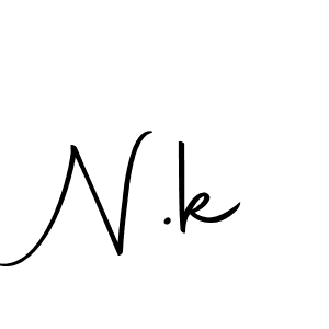 The best way (Autography-DOLnW) to make a short signature is to pick only two or three words in your name. The name N.k include a total of six letters. For converting this name. N.k signature style 10 images and pictures png