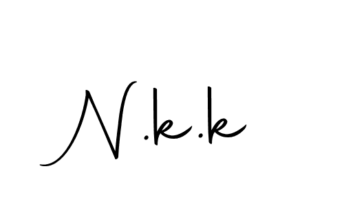 How to Draw N.k.k signature style? Autography-DOLnW is a latest design signature styles for name N.k.k. N.k.k signature style 10 images and pictures png