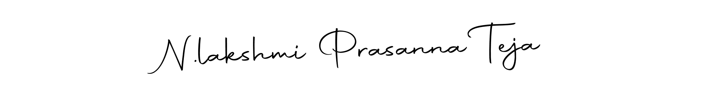 Make a beautiful signature design for name N.lakshmi Prasanna Teja. Use this online signature maker to create a handwritten signature for free. N.lakshmi Prasanna Teja signature style 10 images and pictures png