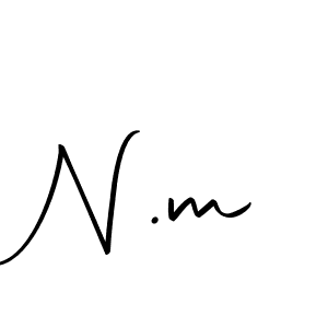 This is the best signature style for the N.m name. Also you like these signature font (Autography-DOLnW). Mix name signature. N.m signature style 10 images and pictures png