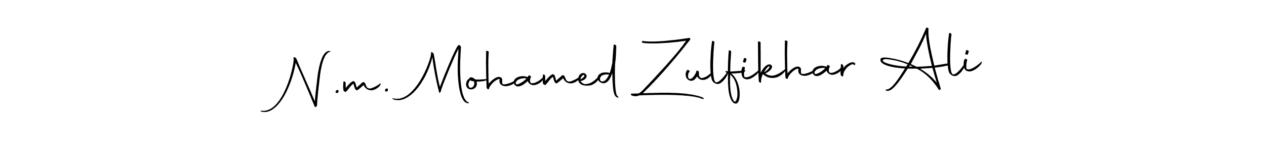 Once you've used our free online signature maker to create your best signature Autography-DOLnW style, it's time to enjoy all of the benefits that N.m. Mohamed Zulfikhar Ali name signing documents. N.m. Mohamed Zulfikhar Ali signature style 10 images and pictures png