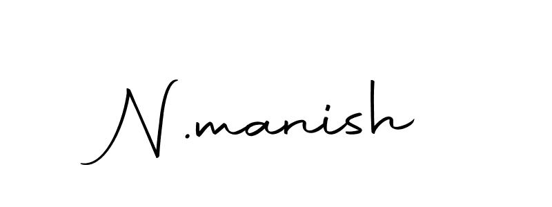 How to make N.manish signature? Autography-DOLnW is a professional autograph style. Create handwritten signature for N.manish name. N.manish signature style 10 images and pictures png