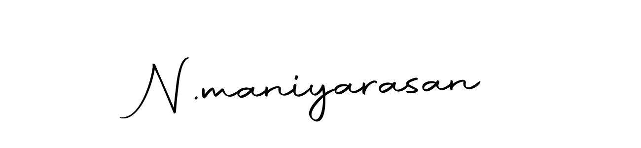 The best way (Autography-DOLnW) to make a short signature is to pick only two or three words in your name. The name N.maniyarasan include a total of six letters. For converting this name. N.maniyarasan signature style 10 images and pictures png