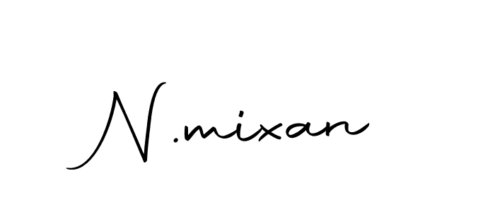 Here are the top 10 professional signature styles for the name N.mixan. These are the best autograph styles you can use for your name. N.mixan signature style 10 images and pictures png