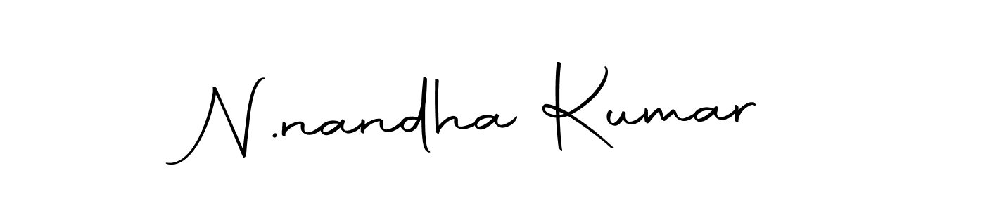 Make a beautiful signature design for name N.nandha Kumar. With this signature (Autography-DOLnW) style, you can create a handwritten signature for free. N.nandha Kumar signature style 10 images and pictures png