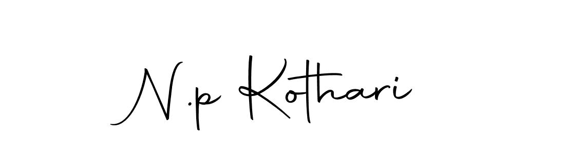 You can use this online signature creator to create a handwritten signature for the name N.p Kothari. This is the best online autograph maker. N.p Kothari signature style 10 images and pictures png