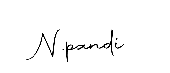 Create a beautiful signature design for name N.pandi. With this signature (Autography-DOLnW) fonts, you can make a handwritten signature for free. N.pandi signature style 10 images and pictures png