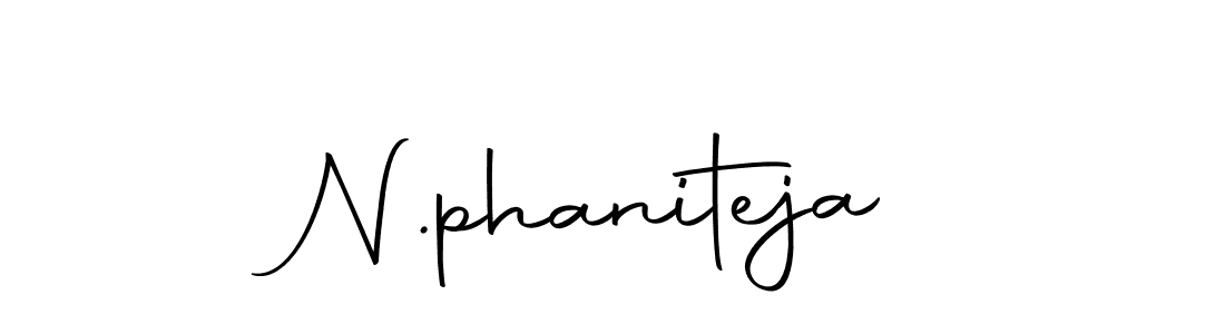 The best way (Autography-DOLnW) to make a short signature is to pick only two or three words in your name. The name N.phaniteja include a total of six letters. For converting this name. N.phaniteja signature style 10 images and pictures png