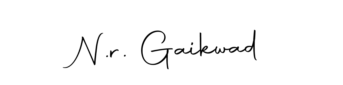 Similarly Autography-DOLnW is the best handwritten signature design. Signature creator online .You can use it as an online autograph creator for name N.r. Gaikwad. N.r. Gaikwad signature style 10 images and pictures png
