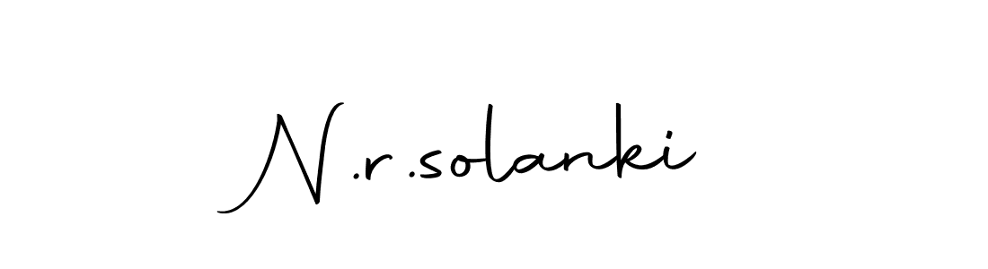 You should practise on your own different ways (Autography-DOLnW) to write your name (N.r.solanki) in signature. don't let someone else do it for you. N.r.solanki signature style 10 images and pictures png