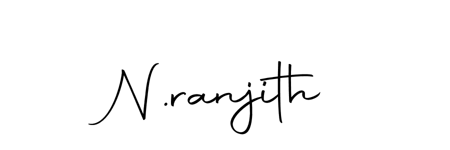 The best way (Autography-DOLnW) to make a short signature is to pick only two or three words in your name. The name N.ranjith include a total of six letters. For converting this name. N.ranjith signature style 10 images and pictures png