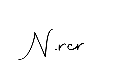 The best way (Autography-DOLnW) to make a short signature is to pick only two or three words in your name. The name N.rcr include a total of six letters. For converting this name. N.rcr signature style 10 images and pictures png