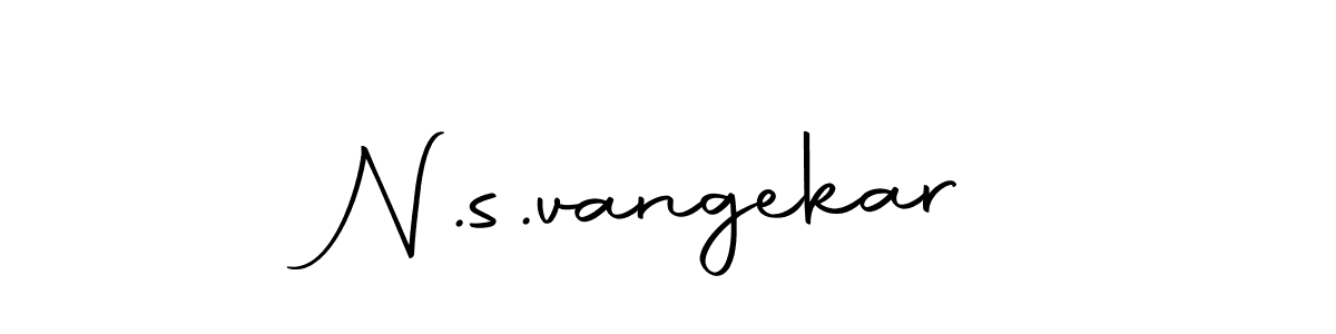 You should practise on your own different ways (Autography-DOLnW) to write your name (N.s.vangekar) in signature. don't let someone else do it for you. N.s.vangekar signature style 10 images and pictures png