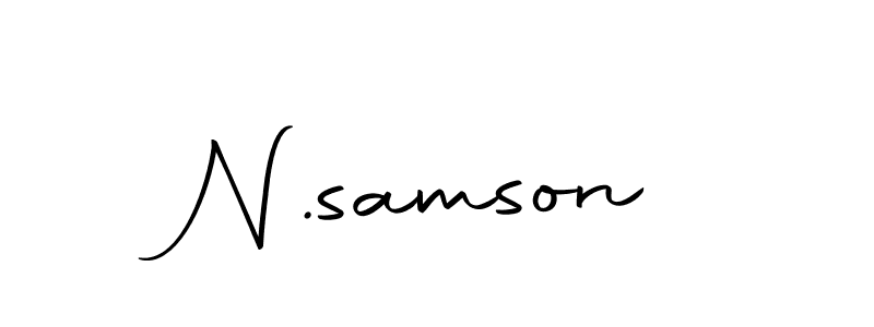 Make a beautiful signature design for name N.samson. Use this online signature maker to create a handwritten signature for free. N.samson signature style 10 images and pictures png