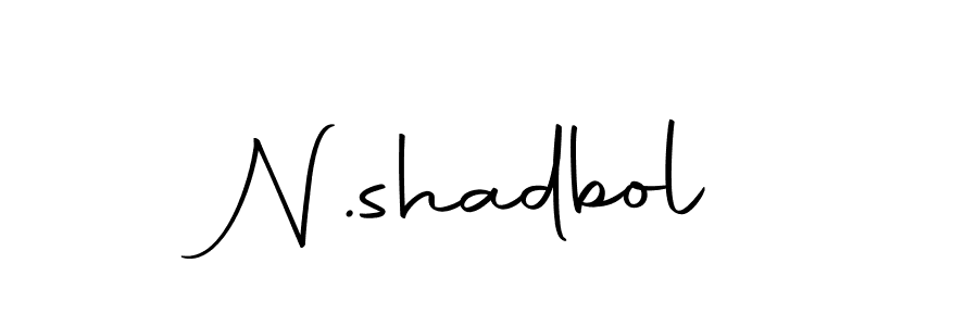 if you are searching for the best signature style for your name N.shadbol. so please give up your signature search. here we have designed multiple signature styles  using Autography-DOLnW. N.shadbol signature style 10 images and pictures png