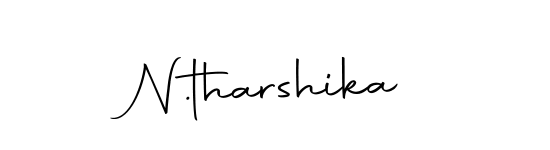 You should practise on your own different ways (Autography-DOLnW) to write your name (N.tharshika) in signature. don't let someone else do it for you. N.tharshika signature style 10 images and pictures png