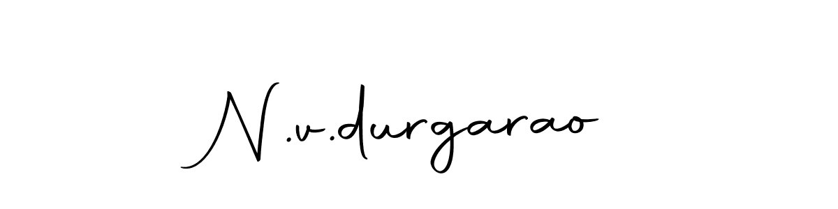 How to make N.v.durgarao name signature. Use Autography-DOLnW style for creating short signs online. This is the latest handwritten sign. N.v.durgarao signature style 10 images and pictures png