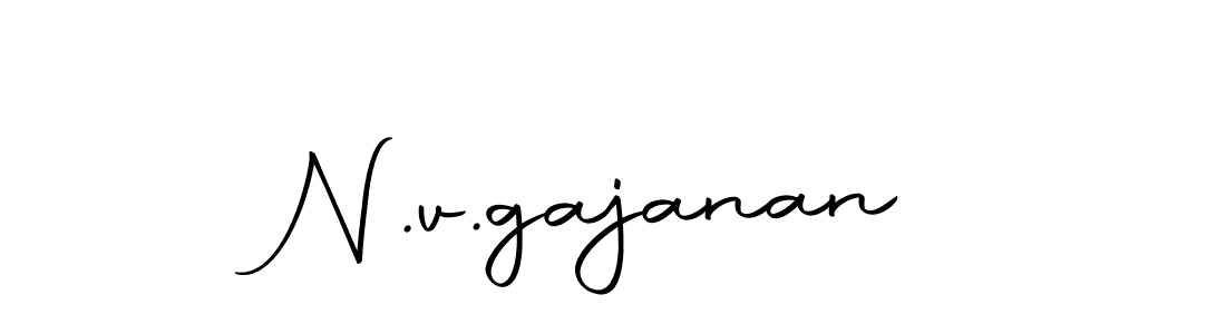 How to make N.v.gajanan name signature. Use Autography-DOLnW style for creating short signs online. This is the latest handwritten sign. N.v.gajanan signature style 10 images and pictures png