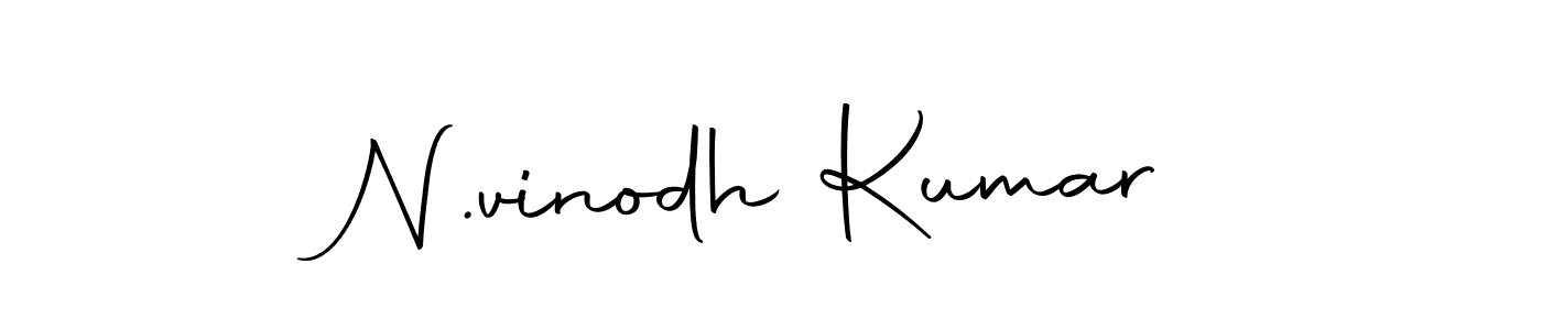 Make a beautiful signature design for name N.vinodh Kumar. With this signature (Autography-DOLnW) style, you can create a handwritten signature for free. N.vinodh Kumar signature style 10 images and pictures png