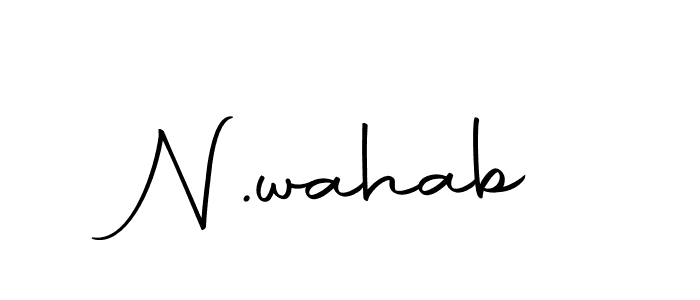 This is the best signature style for the N.wahab name. Also you like these signature font (Autography-DOLnW). Mix name signature. N.wahab signature style 10 images and pictures png