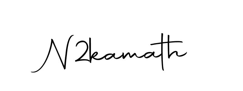 You should practise on your own different ways (Autography-DOLnW) to write your name (N2kamath) in signature. don't let someone else do it for you. N2kamath signature style 10 images and pictures png