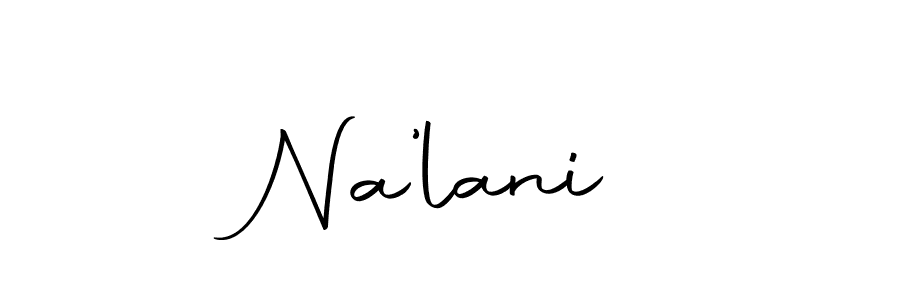 Design your own signature with our free online signature maker. With this signature software, you can create a handwritten (Autography-DOLnW) signature for name Na’lani. Na’lani signature style 10 images and pictures png