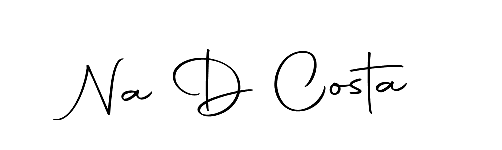 Make a beautiful signature design for name Na D Costa. Use this online signature maker to create a handwritten signature for free. Na D Costa signature style 10 images and pictures png