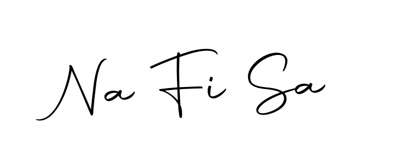 Make a beautiful signature design for name Na Fi Sa. Use this online signature maker to create a handwritten signature for free. Na Fi Sa signature style 10 images and pictures png