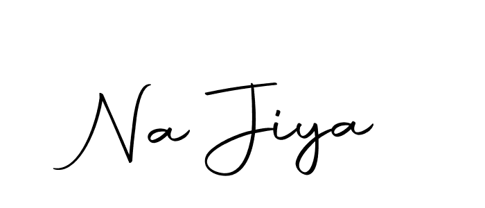 How to make Na Jiya name signature. Use Autography-DOLnW style for creating short signs online. This is the latest handwritten sign. Na Jiya signature style 10 images and pictures png