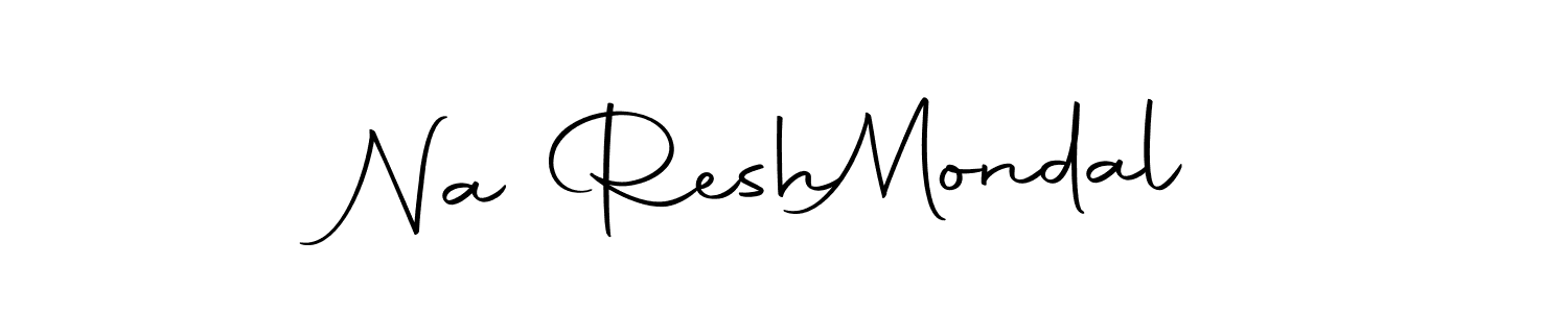 This is the best signature style for the Na Resh  Mondal name. Also you like these signature font (Autography-DOLnW). Mix name signature. Na Resh  Mondal signature style 10 images and pictures png