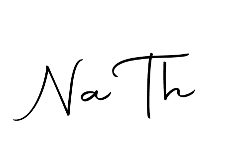 Create a beautiful signature design for name Na Th. With this signature (Autography-DOLnW) fonts, you can make a handwritten signature for free. Na Th signature style 10 images and pictures png