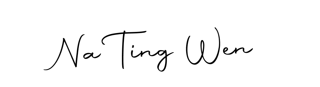 Make a short Na Ting Wen signature style. Manage your documents anywhere anytime using Autography-DOLnW. Create and add eSignatures, submit forms, share and send files easily. Na Ting Wen signature style 10 images and pictures png