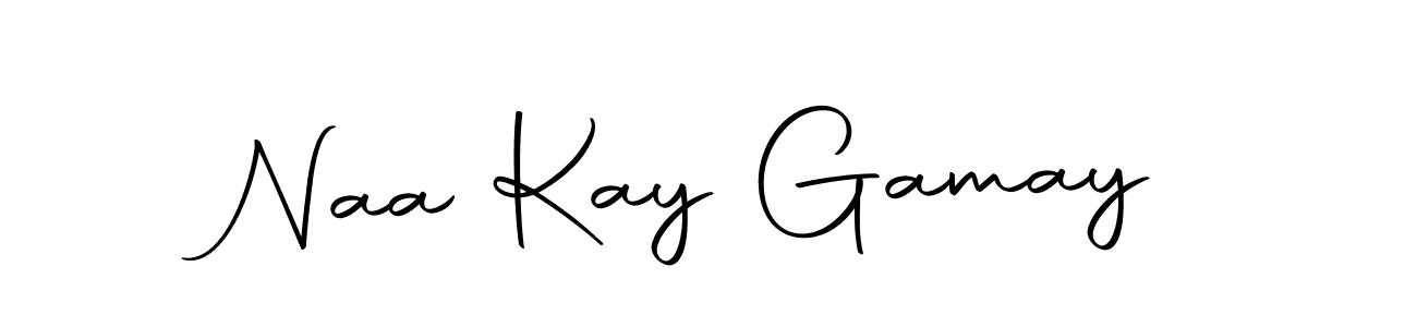 Design your own signature with our free online signature maker. With this signature software, you can create a handwritten (Autography-DOLnW) signature for name Naa Kay Gamay. Naa Kay Gamay signature style 10 images and pictures png
