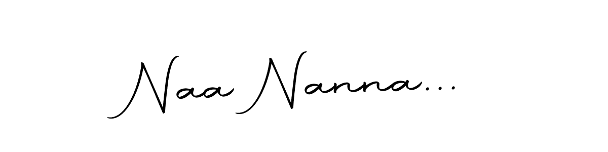 You should practise on your own different ways (Autography-DOLnW) to write your name (Naa Nanna...) in signature. don't let someone else do it for you. Naa Nanna... signature style 10 images and pictures png