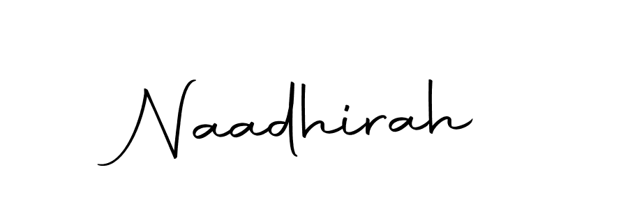 How to make Naadhirah signature? Autography-DOLnW is a professional autograph style. Create handwritten signature for Naadhirah name. Naadhirah signature style 10 images and pictures png