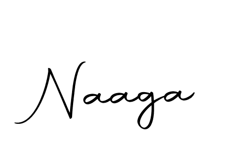 Use a signature maker to create a handwritten signature online. With this signature software, you can design (Autography-DOLnW) your own signature for name Naaga. Naaga signature style 10 images and pictures png