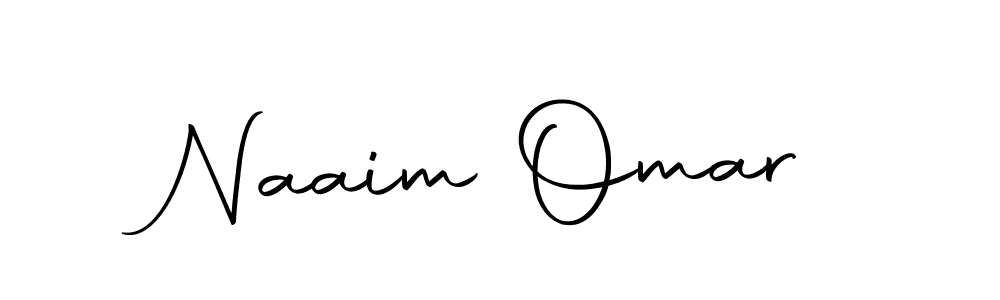 Design your own signature with our free online signature maker. With this signature software, you can create a handwritten (Autography-DOLnW) signature for name Naaim Omar. Naaim Omar signature style 10 images and pictures png