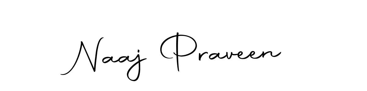 Naaj Praveen stylish signature style. Best Handwritten Sign (Autography-DOLnW) for my name. Handwritten Signature Collection Ideas for my name Naaj Praveen. Naaj Praveen signature style 10 images and pictures png