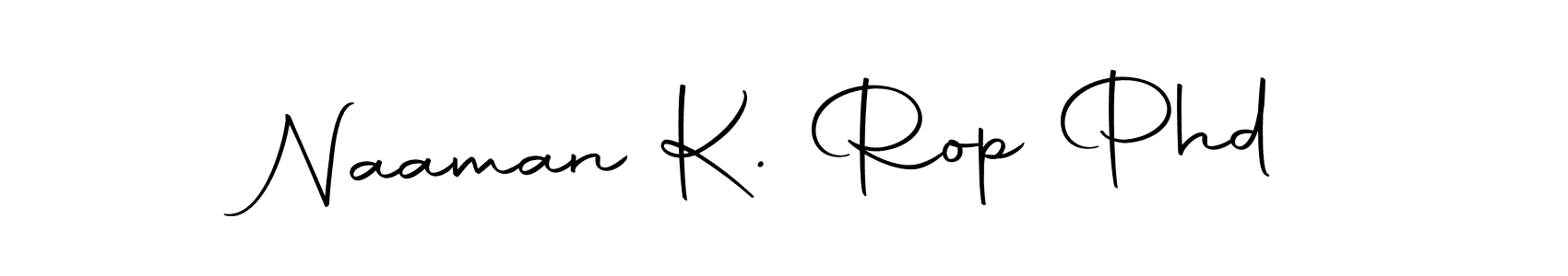 It looks lik you need a new signature style for name Naaman K. Rop Phd. Design unique handwritten (Autography-DOLnW) signature with our free signature maker in just a few clicks. Naaman K. Rop Phd signature style 10 images and pictures png