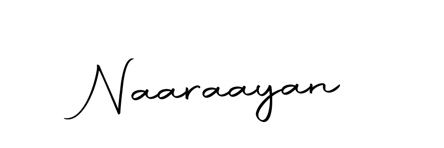 Design your own signature with our free online signature maker. With this signature software, you can create a handwritten (Autography-DOLnW) signature for name Naaraayan. Naaraayan signature style 10 images and pictures png