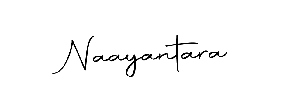 Use a signature maker to create a handwritten signature online. With this signature software, you can design (Autography-DOLnW) your own signature for name Naayantara. Naayantara signature style 10 images and pictures png