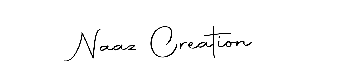 Design your own signature with our free online signature maker. With this signature software, you can create a handwritten (Autography-DOLnW) signature for name Naaz Creation. Naaz Creation signature style 10 images and pictures png