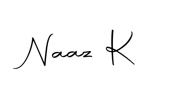 The best way (Autography-DOLnW) to make a short signature is to pick only two or three words in your name. The name Naaz K include a total of six letters. For converting this name. Naaz K signature style 10 images and pictures png