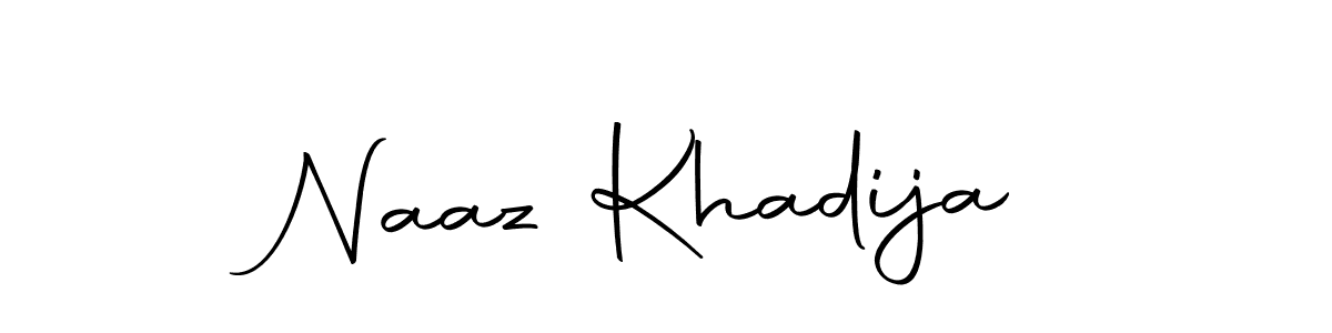 You should practise on your own different ways (Autography-DOLnW) to write your name (Naaz Khadija) in signature. don't let someone else do it for you. Naaz Khadija signature style 10 images and pictures png