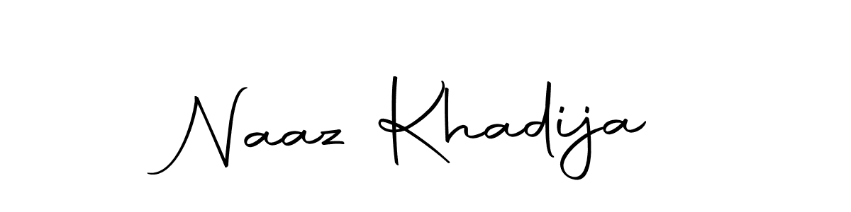Autography-DOLnW is a professional signature style that is perfect for those who want to add a touch of class to their signature. It is also a great choice for those who want to make their signature more unique. Get Naaz Khadija name to fancy signature for free. Naaz Khadija signature style 10 images and pictures png