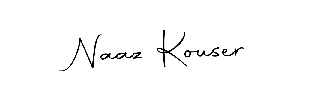 Use a signature maker to create a handwritten signature online. With this signature software, you can design (Autography-DOLnW) your own signature for name Naaz Kouser. Naaz Kouser signature style 10 images and pictures png